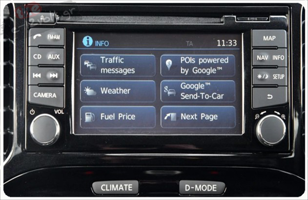 Nissan Juke 2013> Connect systems